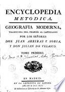 Enciclopedia Metódica, Geografía Moderna