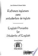 English proverbs for students of English