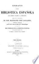 Ensayo de una biblioteca española de libros raros y curiosos
