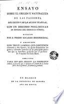Ensayo sobre el origen y naturaleza de las pasiones, del gesto y de la acción teatral