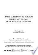Libro Entre el perdón y el paredón