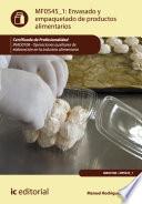 Envasado y empaquetado de productos alimentarios. INAD0108