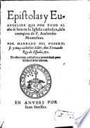 Epistolas y Evangelios de la correçion de Ambrosio Montesino