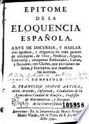 Epitome de la eloquencia española