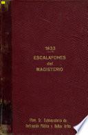 Escalafones del Magisterio 1933. Cuarta parte