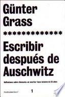 Escribir después de Auschwitz