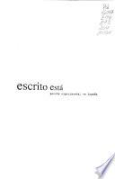 Escrito está