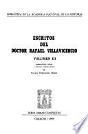 Escritos del doctor Rafael Villavicencio
