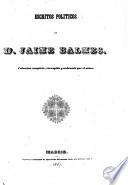 Escritos políticos de Jaime Balmes