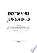 Escritos sobre Juan Goytisolo