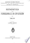 Estadística de los ferrocarriles en explotación