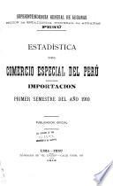 Estadística del comercio exterior