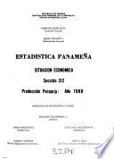 Estadística panameña. Situación económica