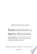 Estado autonómico y hechos diferenciales