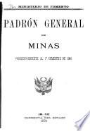 Estado del padrón general de minas