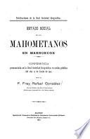 Estado social de los mohometanos en Marruecos