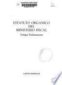 Estatuto Orgánico del Ministerio Fiscal
