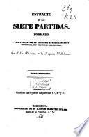 Estracto de los siete partidas
