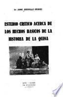 Estudio crítico acerca de los hechos básicos de la historia de la quina