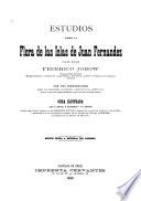 Estudios sobre las islas de Juan Fernandez