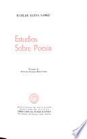 Estudios sobre poesía
