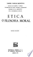 Etica o filosofía moral