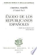 Exodo de los republicanos españoles