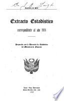 Extracto estadístico del Perú