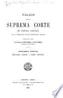 Fallos de la Corte Suprema de Justicia de la Nación