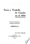 Farsa y tragedia de España en el 1934
