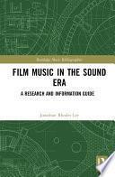 Film Music in the Sound Era