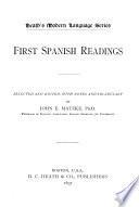 First Spanish readings