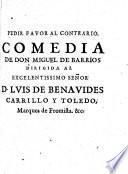 Flor de Apolo, dirigida al ilustrissimo señor D. Antonio Fernandez de Cordoua,&c. [A collection of poems and plays. With a portrait of Antonio de Cordova and engravings in the text.]