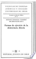 Formas de ejercicio de la democracia directa