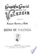 Geografia general del reino de Valencia