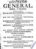 Govierno general, moral, y politico
