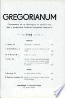 Gregorianum: Vol. 49, No. 3