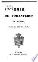 Guía de forasteros en Madrid