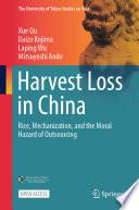 Libro Harvest Loss in China