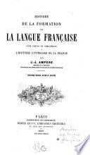 Histoire de la formation de la langue Française