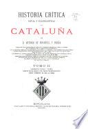 Historia crítica (civil y eclesiástica) de Cataluña