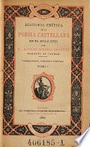 Historia critica de la poesia castellana en el siglo XVIII