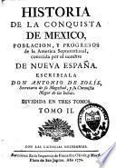 Historia de la conquista de Mexico