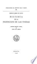 Historia de la inuención de las Yndias