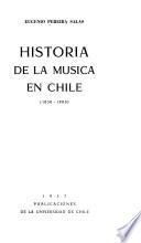 Historia de la musica en Chile, 1850-1900