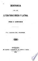 Historia de las literaturas griega y latina