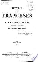Historia de los franceses desde la época de los galos hasta nuestros días