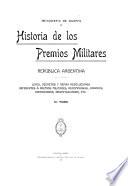 ... Historia de los premios militares, República argentina