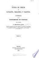 Historia del derecho en Cataluña, Mallorca y Valencia: (1879)