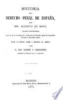 Historia del derecho penal de España